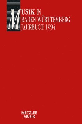 Musik in Baden-Wrttemberg, Band 1: Jahrbuch 1994 1