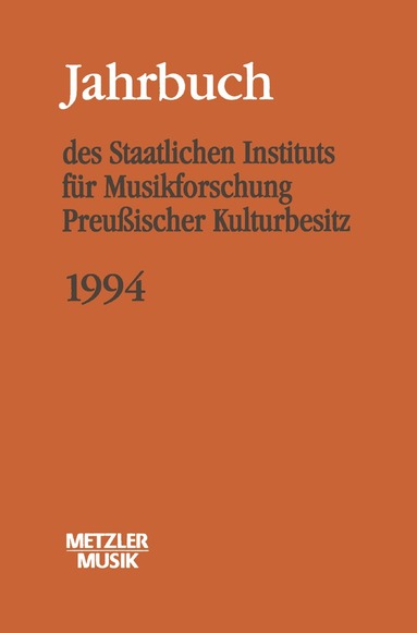 Günther Wagner - Jahrbuch des Staatlichen Instituts für Musikforschung (SIM) Preussischer Kulturbesitz, 1994, Häftad