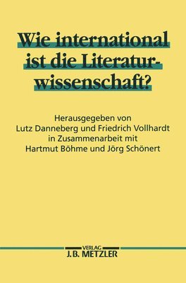 Wie international ist die Literaturwissenschaft? 1