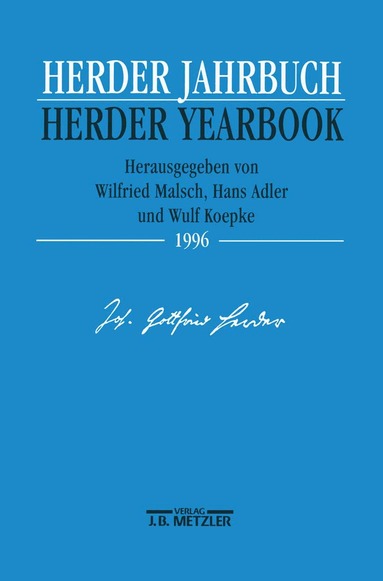 Hans Adler, Wulf Koepke, Wilfried Malsch - Herder-Jahrbuch / Herder Yearbook 1996, Häftad