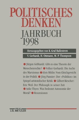 Politisches Denken. Jahrbuch 1998 1