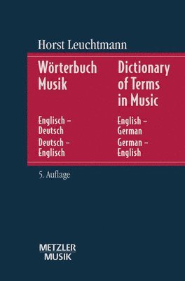 bokomslag Wrterbuch Musik