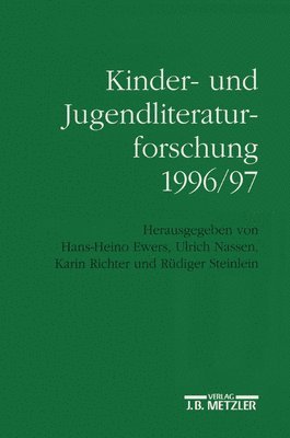 bokomslag Kinder- und Jugendliteraturforschung 1996/97