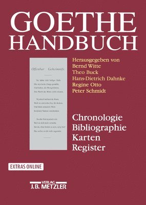 bokomslag Goethe-Handbuch