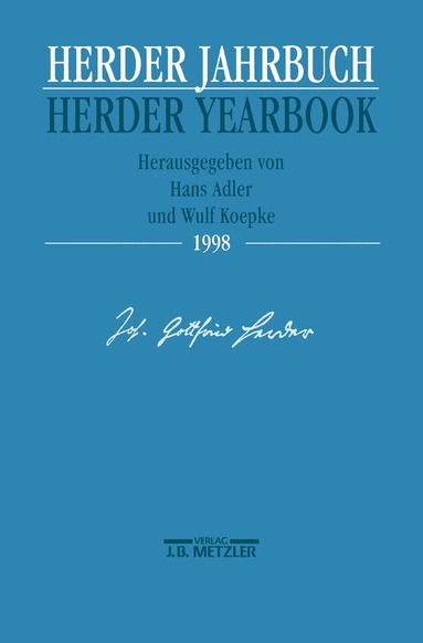 Hans Adler, Wulf Köpke - Herder Jahrbuch / Herder Yearbook 1998, Häftad