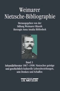 bokomslag Weimarer Nietzsche-Bibliographie in 5 Bnden