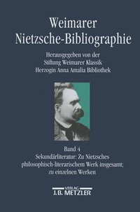 bokomslag Weimarer Nietzsche-Bibliographie in 5 Bnden