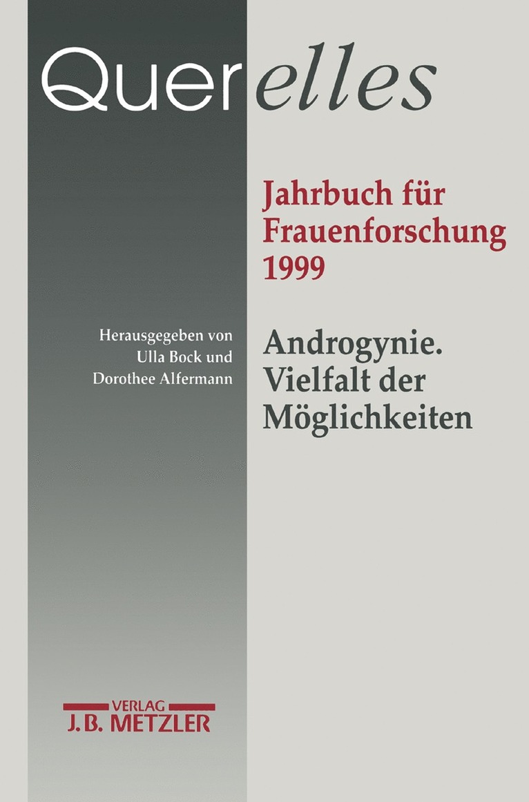 "Ergebnisse der Frauenforschung an der Freien Universität Berlin", Ergebnisse Der Frauenforschung an Der Fr, Ulla Bock, Dorothee Alfermann - Querelles. Jahrbuch für Frauenforschung 1999., Häftad
