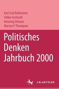 bokomslag Politisches Denken. Jahrbuch 2000