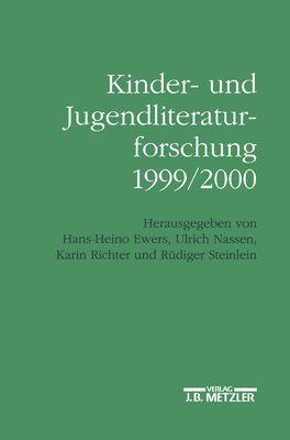 bokomslag Kinder- und Jugendliteraturforschung 1999/2000