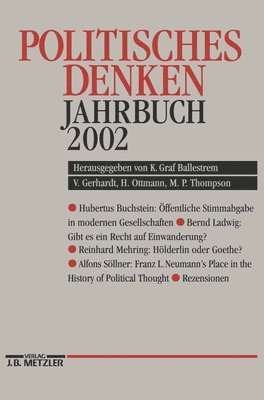 bokomslag Politisches Denken Jahrbuch 2002