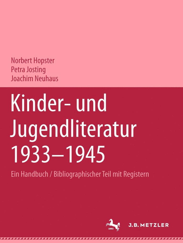 Kinder- und Jugendliteratur 1933-1945 1