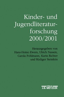 bokomslag Kinder- und Jugendliteraturforschung 2000/2001