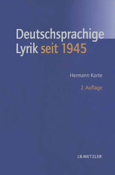 Hermann Korte - Deutschsprachige Lyrik seit 1945, Häftad