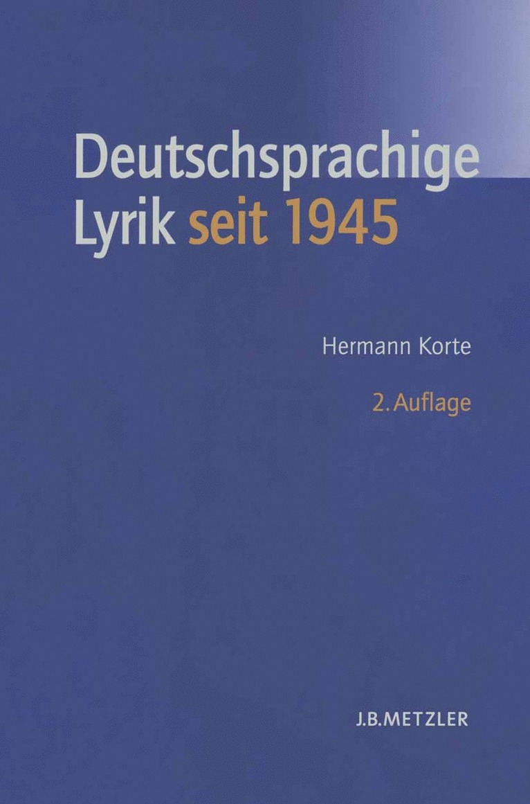 Deutschsprachige Lyrik seit 1945 1