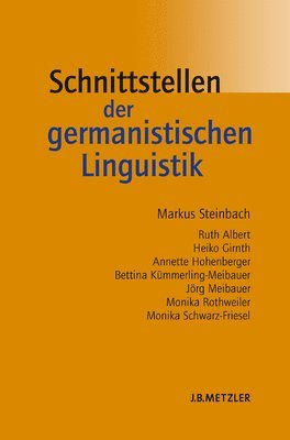 Schnittstellen der germanistischen Linguistik 1