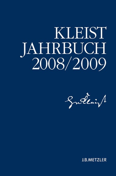 Ingo Breuer, Günter Blamberger, Sabine Doering, Gabriele Brandstetter, Klaus Müller-Salget, Wolfgang de Bruyn, Ingo Breuer - Kleist-Jahrbuch 2008/09, Häftad