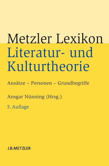 bokomslag Metzler Lexikon Literatur- und Kulturtheorie