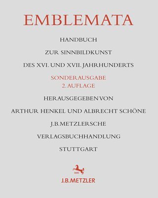 Arthur Henkel, Albrecht Schöne - Emblemata, Inbunden
