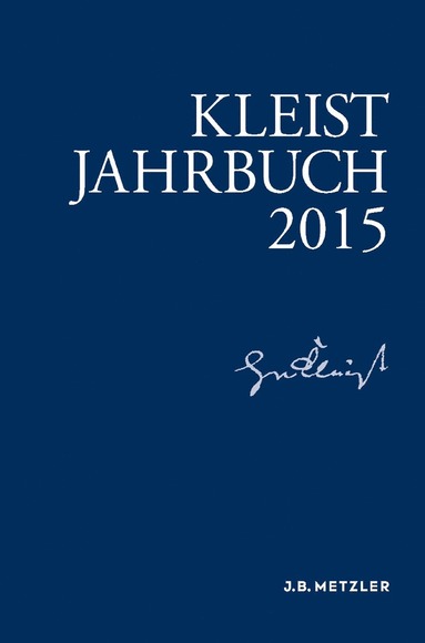 bokomslag Kleist-Jahrbuch 2015