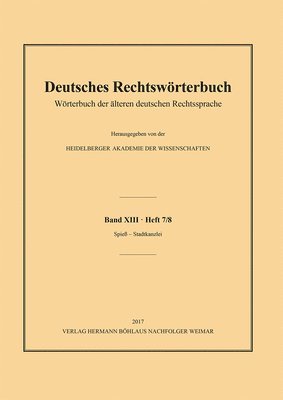 Deutsches Rechtswrterbuch 1