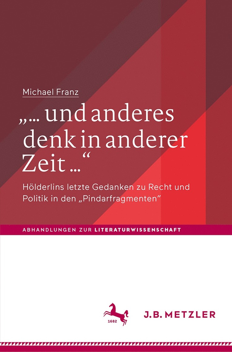 Michael Franz - „… und anderes denk in anderer Zeit …“, Häftad