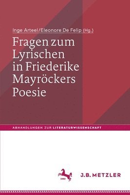 bokomslag Fragen zum Lyrischen in Friederike Mayrckers Poesie