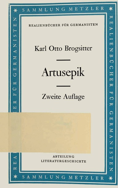 Karl Otto Brogsitter - Artusepik, Häftad