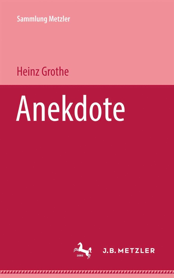Heinz Grothe - Anekdote, Häftad