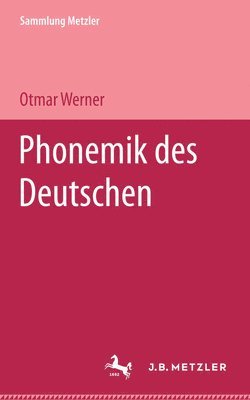 Otmar Werner - Phonemik des Deutschen, Häftad