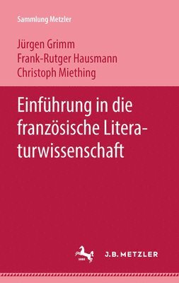 bokomslag Einfhrung in die franzsische Literaturwissenschaft