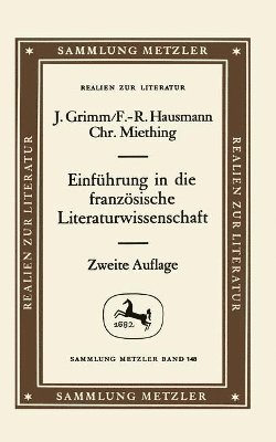 bokomslag Einfhrung in die franzsische Literaturwissenschaft