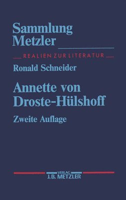 Ronald Schneider - Annette von Droste-Hülshoff, Häftad