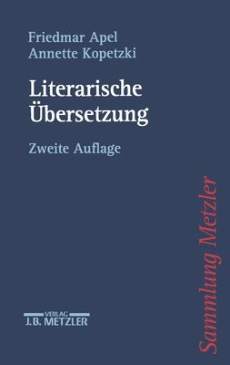 bokomslag Literarische bersetzung