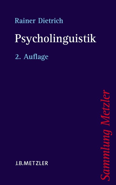 Rainer Dietrich - Psycholinguistik, Häftad