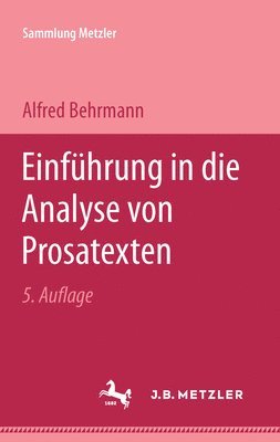 bokomslag Einfhrung in die Analyse von Prosatexten