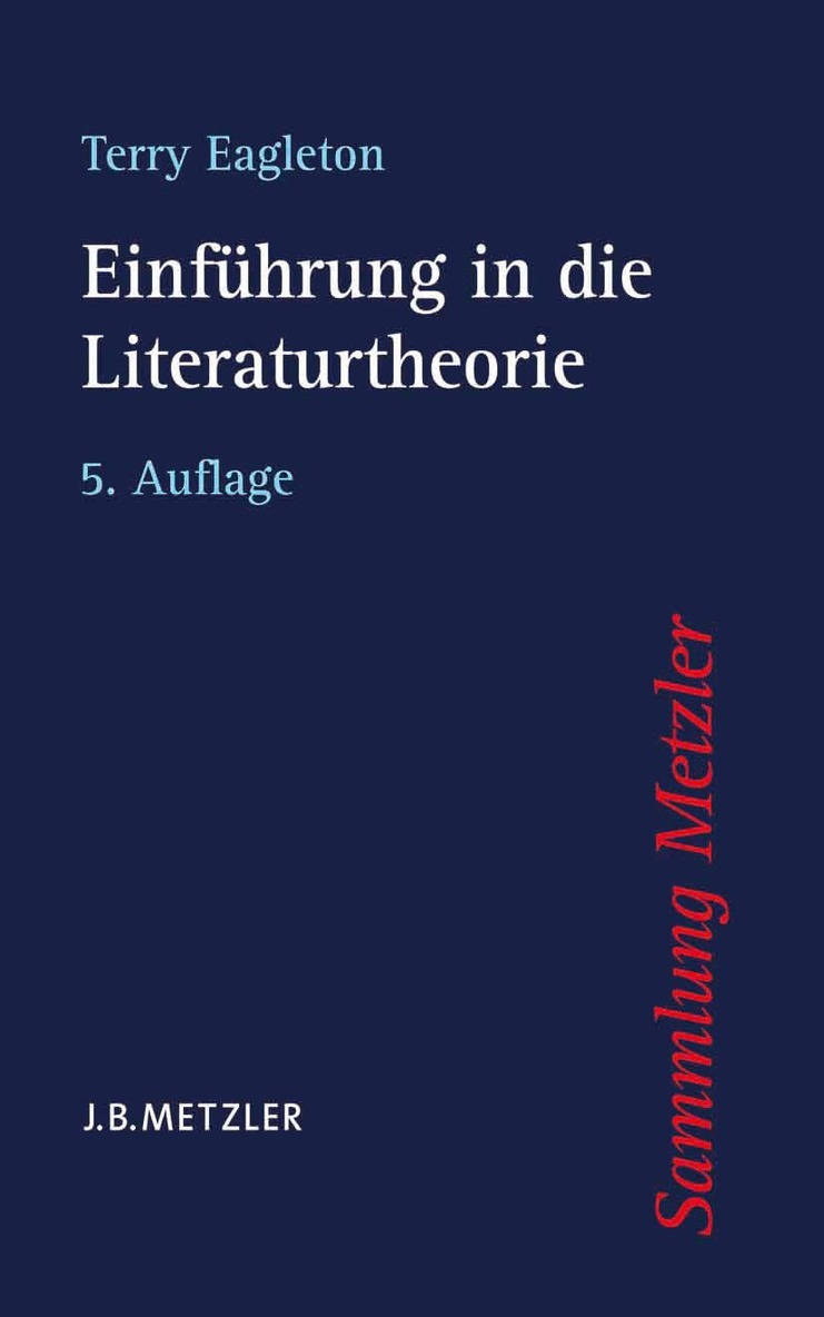 Terry Eagleton - Einführung in die Literaturtheorie, Häftad