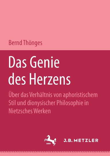 Bernd Thönges - Das Genie des Herzens, Häftad