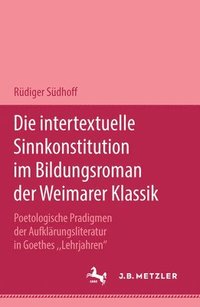 bokomslag Die intertextuelle Sinnkonstitution im Bildungsroman der Weimarer Klassik