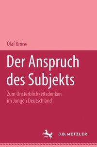 bokomslag Der Anspruch des Subjekts