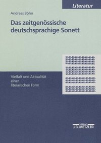 bokomslag Das zeitgenssische deutschsprachige Sonett