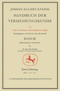 bokomslag Handbuch der Vermessungskunde