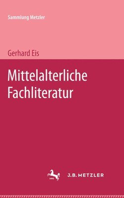 bokomslag Mittelalterliche Fachliteratur