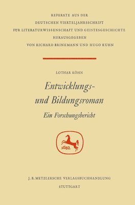 bokomslag Entwicklungs- und Bildungsroman