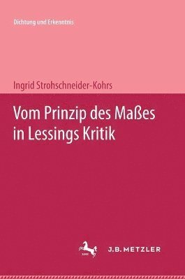 bokomslag Vom Prinzip des Maes in Lessings Kritik