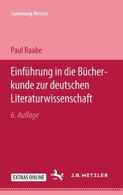 bokomslag Einfhrung in die Bcherkunde zur deutschen Literaturwissenschaft