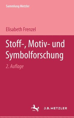 bokomslag Stoff-, Motiv- und Symbolforschung