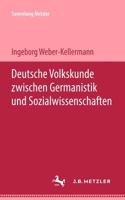 Deutsche Volkskunde zwischen Germanistik und Sozialwissenschaften 1
