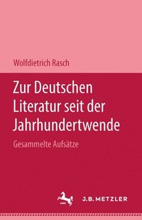 bokomslag Zur deutschen Literatur seit der Jahrhundertwende