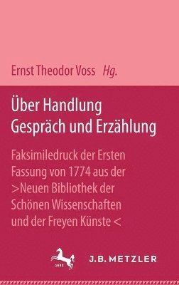 ber Handlung Gesprch und Erzhlung 1